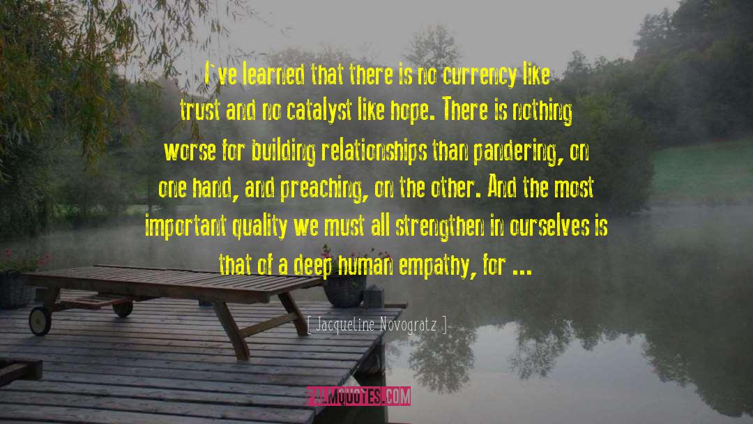 Building Relationships quotes by Jacqueline Novogratz