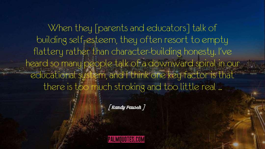 Building Self Esteem quotes by Randy Pausch