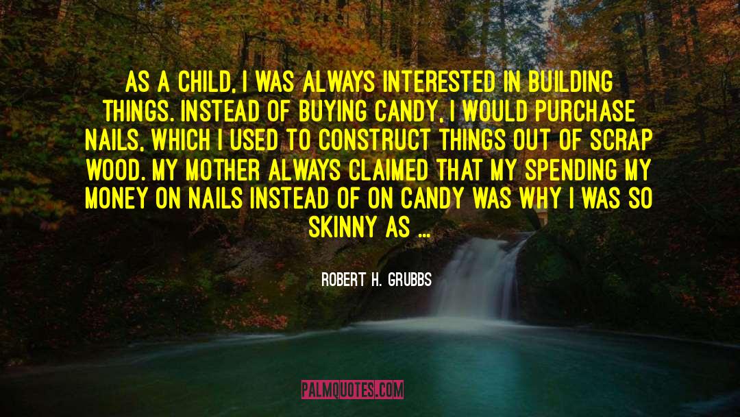 Building Things quotes by Robert H. Grubbs
