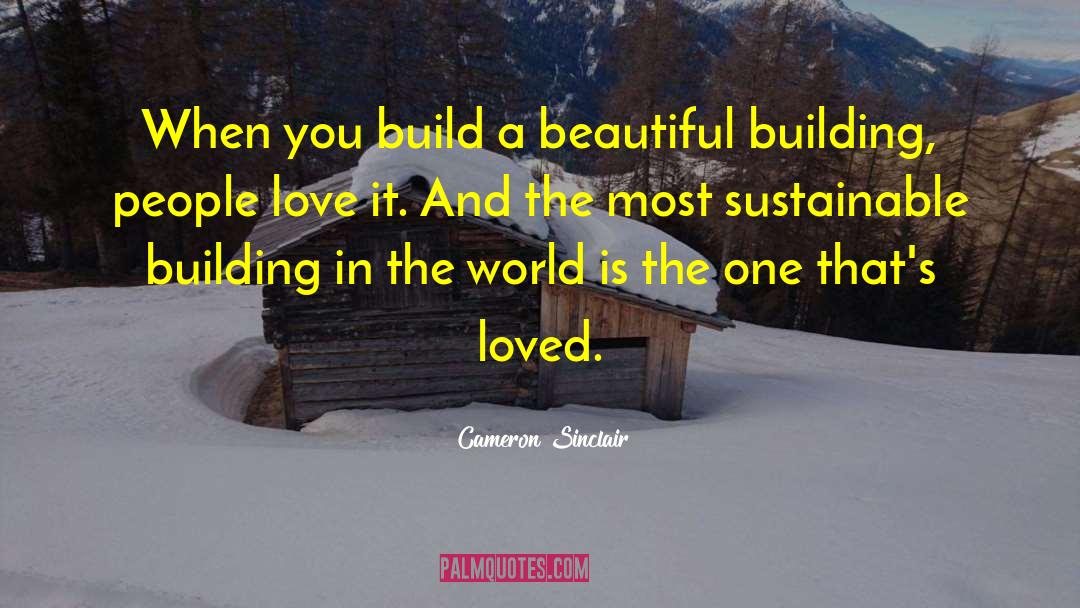 Building Unity quotes by Cameron Sinclair