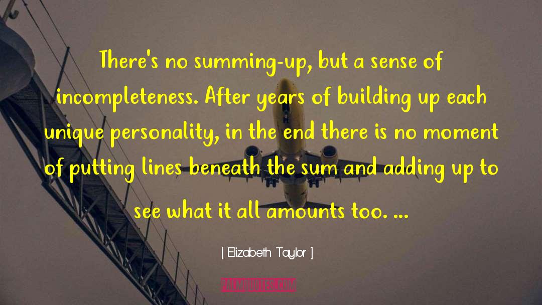 Building Up quotes by Elizabeth Taylor