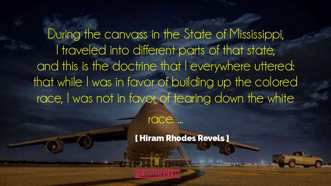 Building Up quotes by Hiram Rhodes Revels