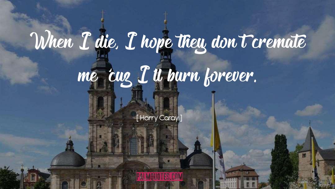 Buildings Burn quotes by Harry Caray