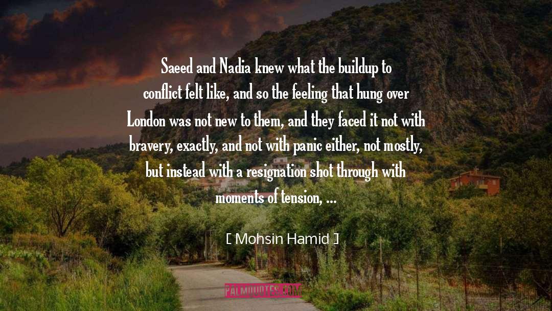 Buildup quotes by Mohsin Hamid