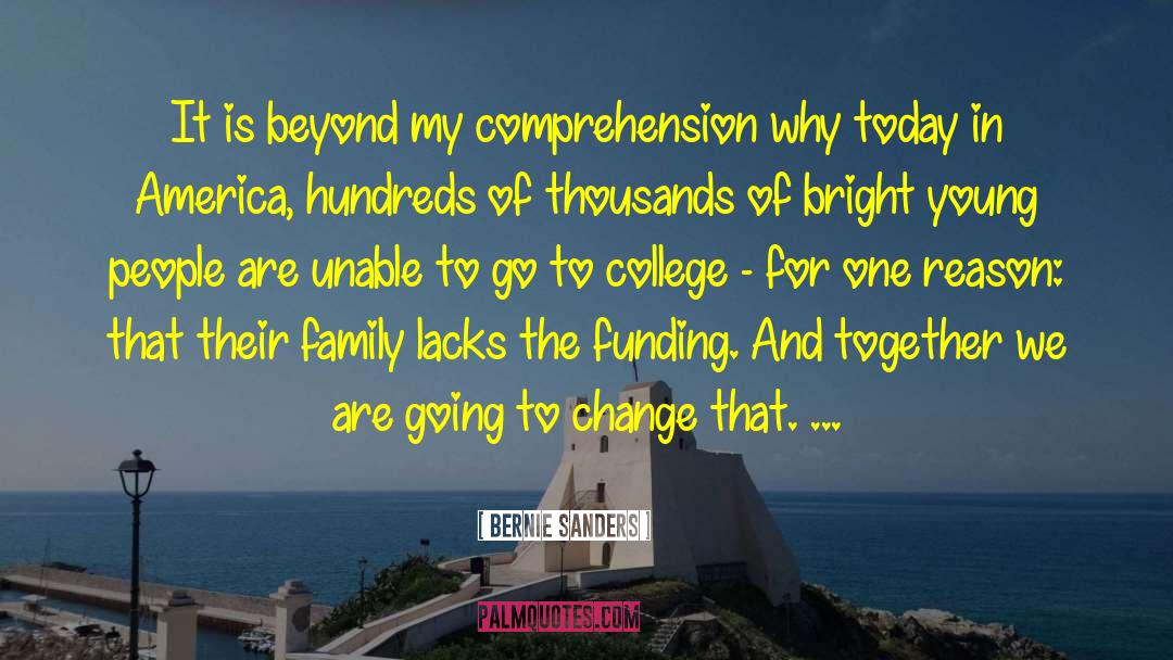 Bulaclac Family quotes by Bernie Sanders