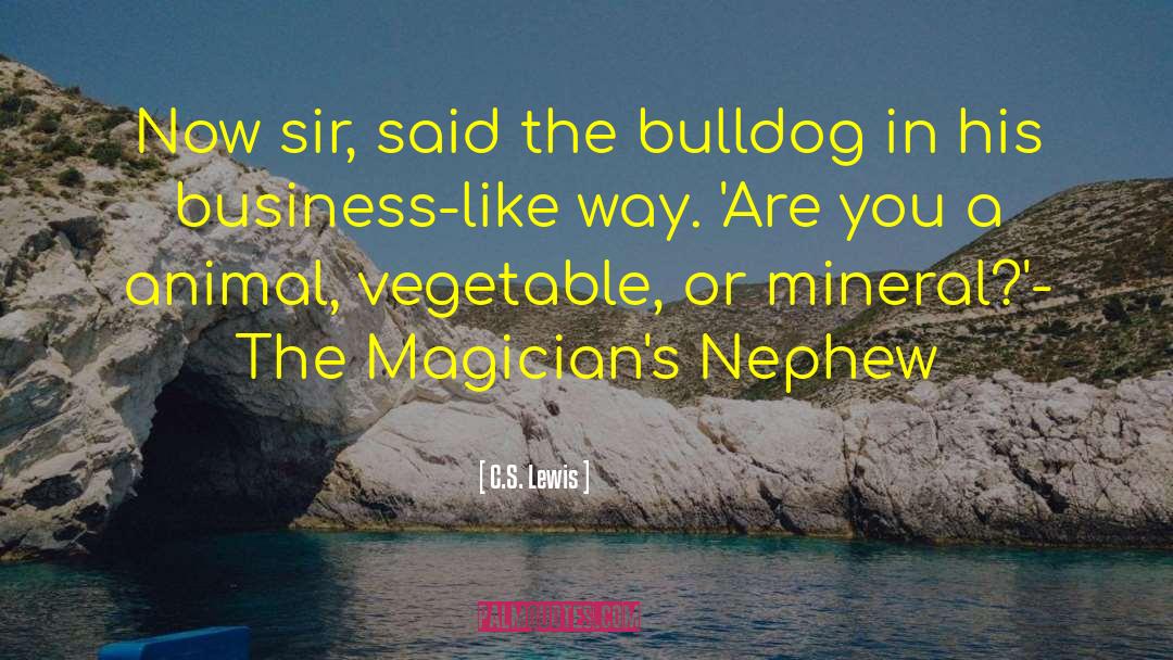 Bulldog quotes by C.S. Lewis