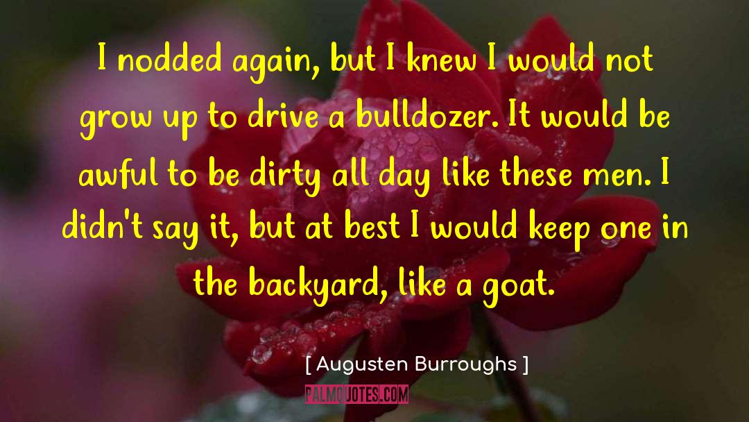 Bulldozer quotes by Augusten Burroughs