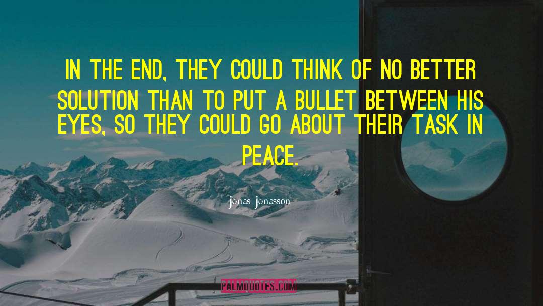 Bullet Journal quotes by Jonas Jonasson