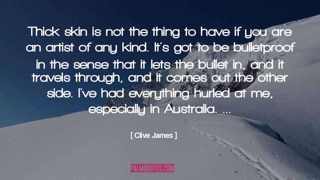 Bullet quotes by Clive James