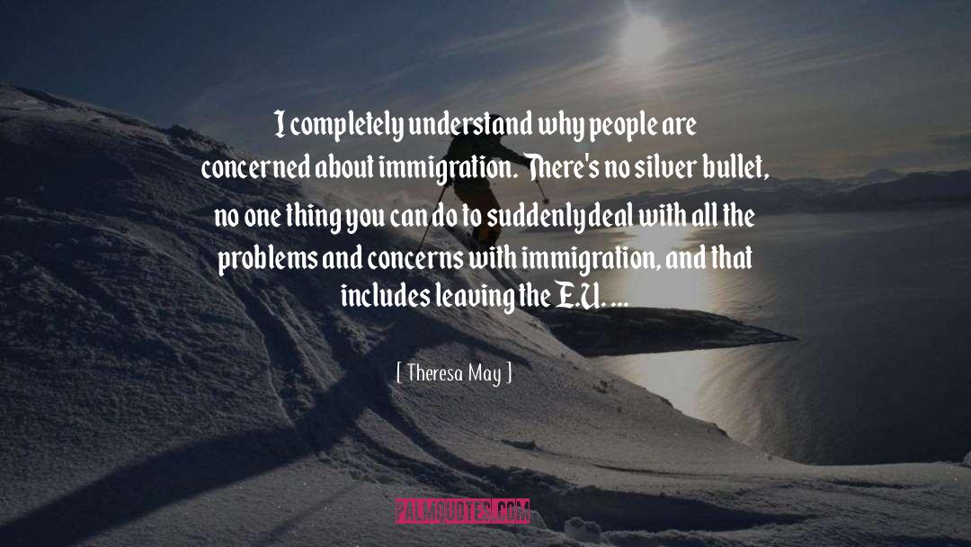 Bullet quotes by Theresa May