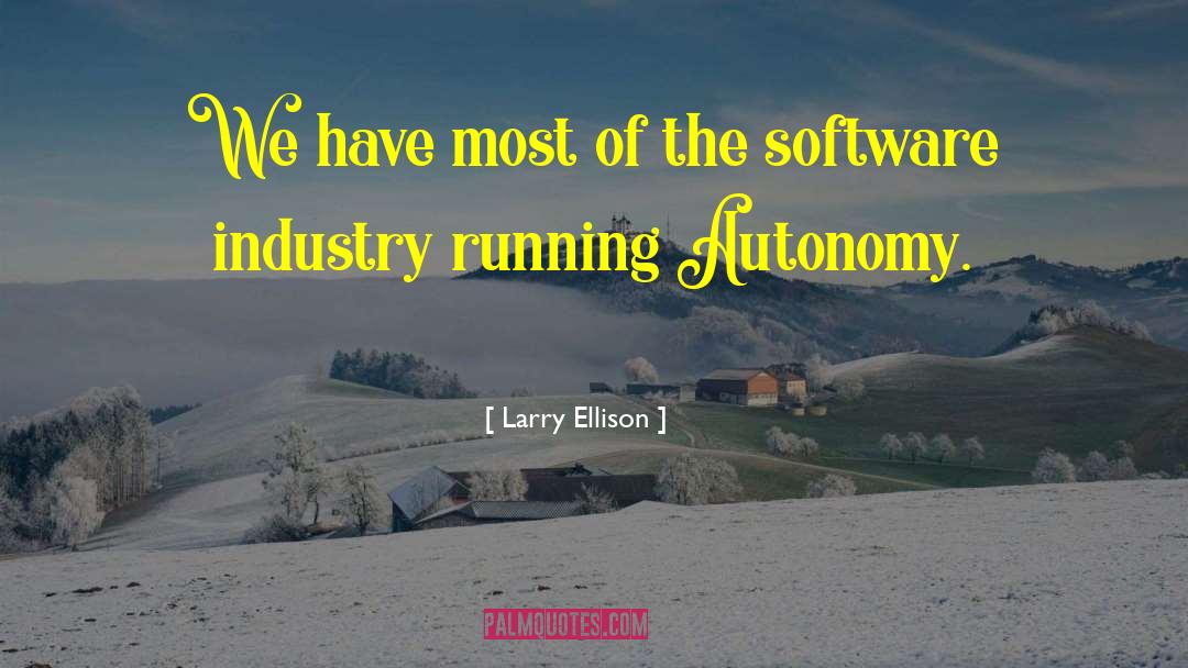 Bullhorn Software quotes by Larry Ellison