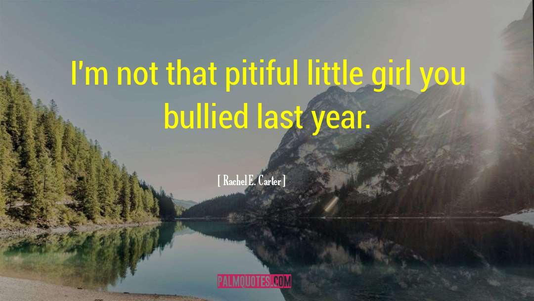 Bullied quotes by Rachel E. Carter