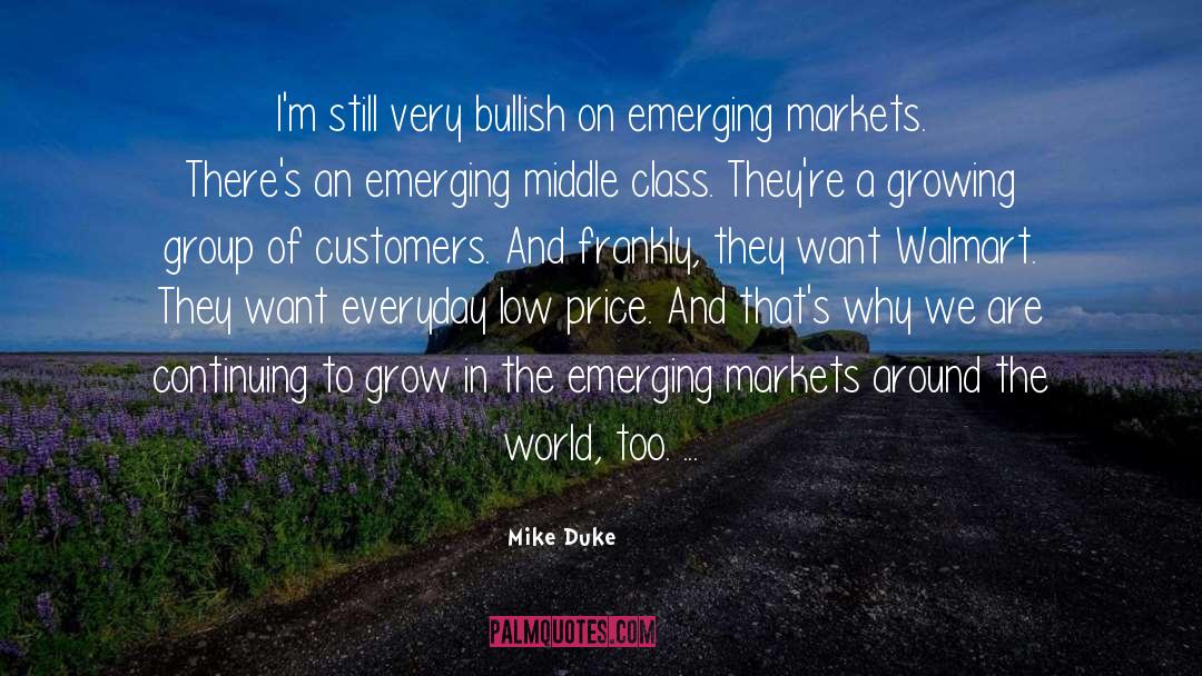 Bullish quotes by Mike Duke