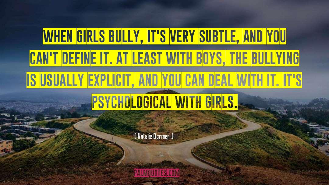Bully Ethan quotes by Natalie Dormer