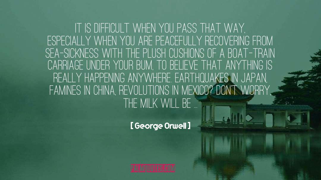 Bum quotes by George Orwell