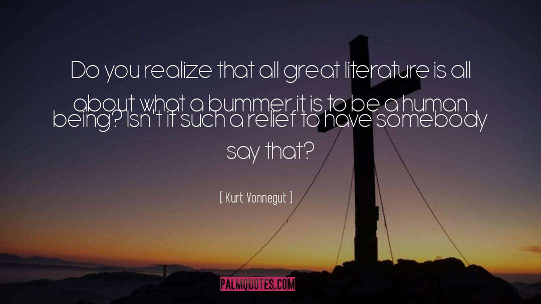 Bummer quotes by Kurt Vonnegut