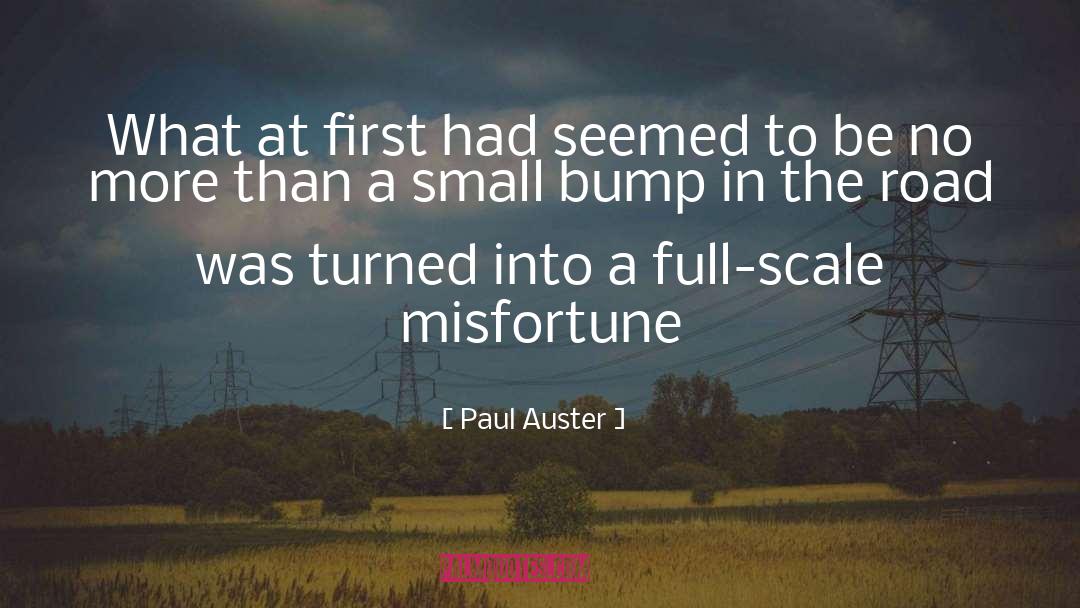 Bump quotes by Paul Auster