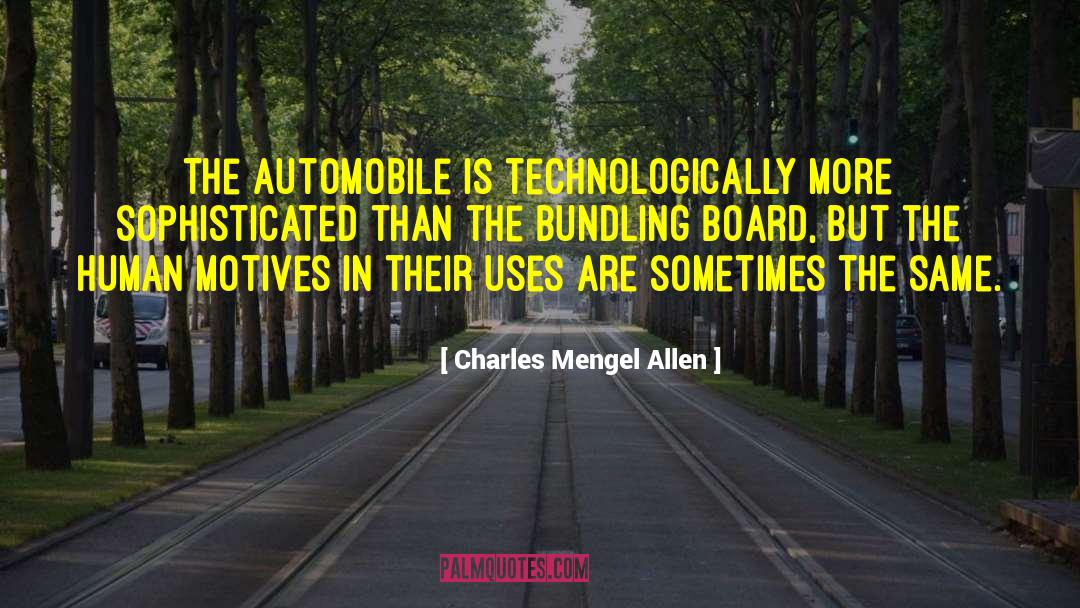 Bundling Board quotes by Charles Mengel Allen