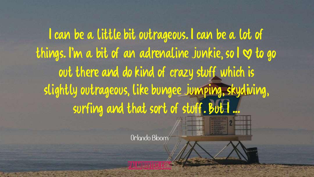 Bungee Jumping quotes by Orlando Bloom