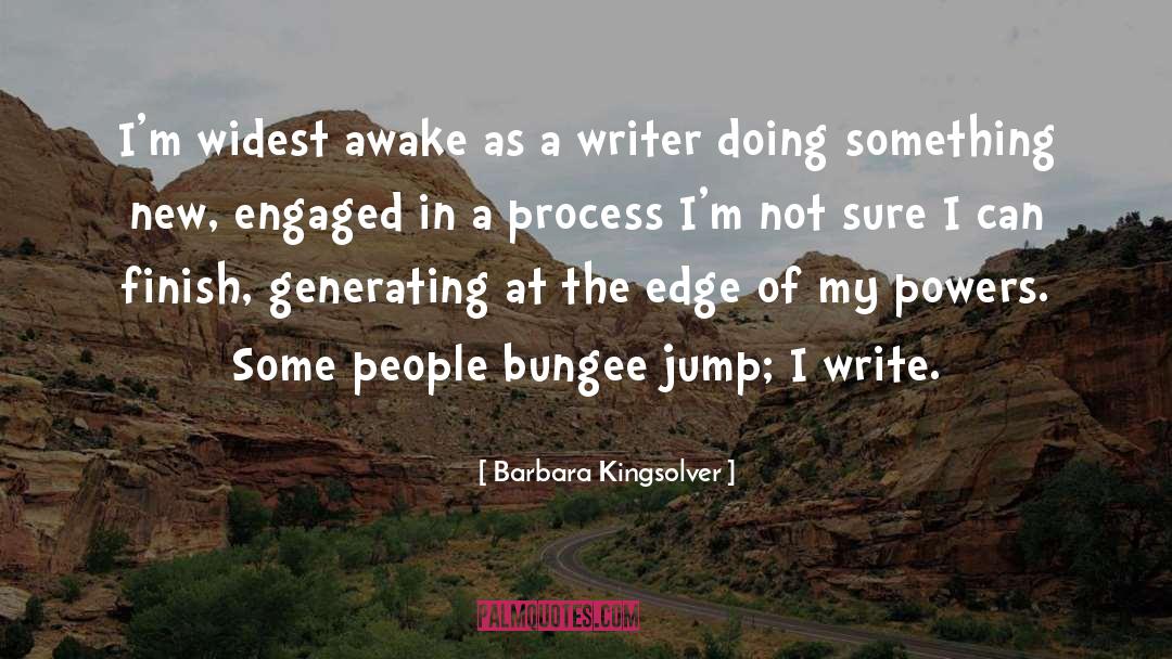 Bungee quotes by Barbara Kingsolver