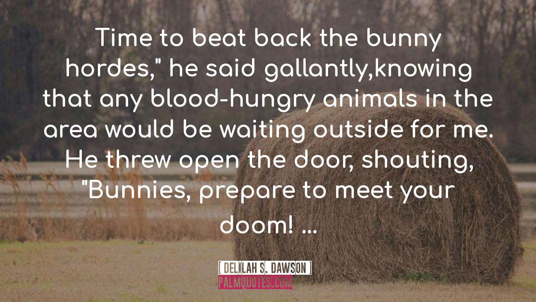 Bunnies quotes by Delilah S. Dawson