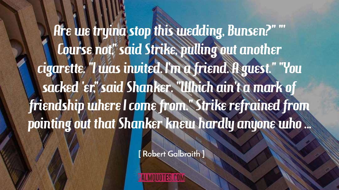 Bunsen quotes by Robert Galbraith