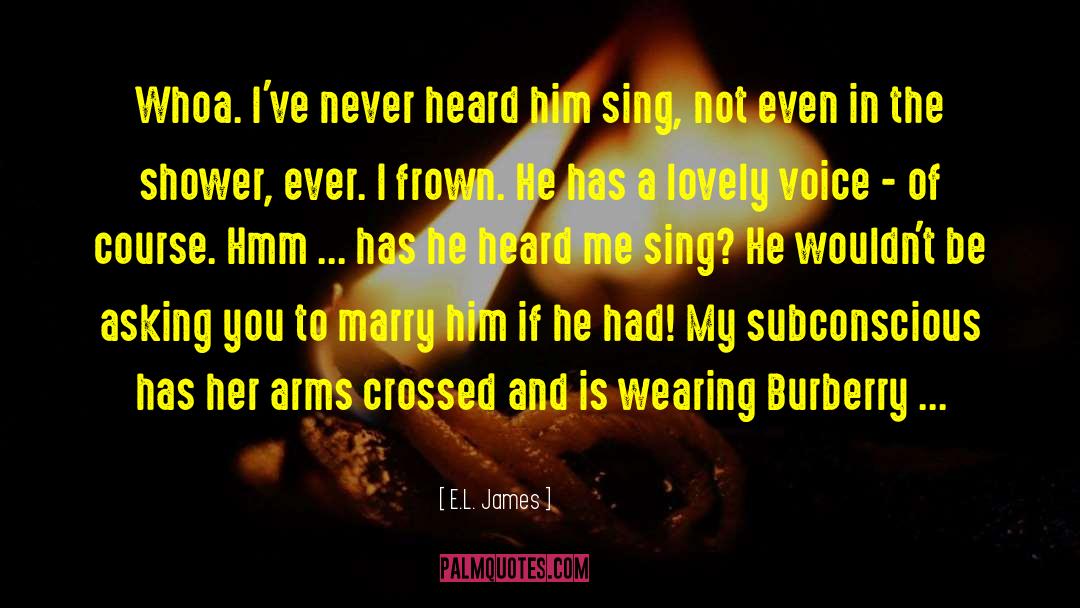 Burberry quotes by E.L. James