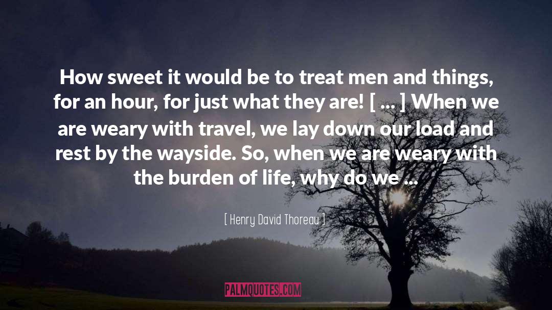 Burden Of Life quotes by Henry David Thoreau