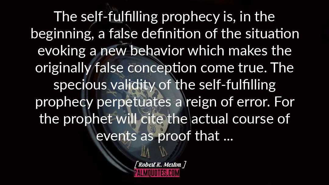 Burden Of Proof quotes by Robert K. Merton