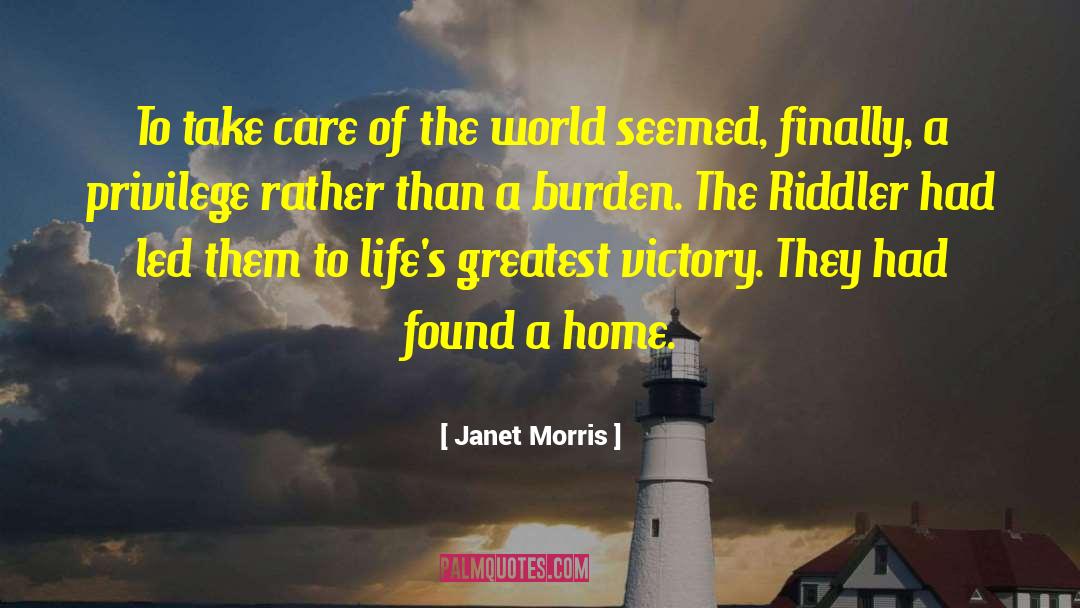 Burden Of Proof quotes by Janet Morris