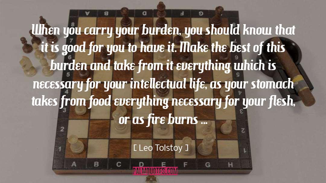 Burden Of Responsibility quotes by Leo Tolstoy