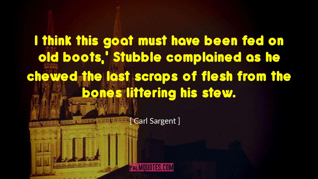 Burdge Boots quotes by Carl Sargent