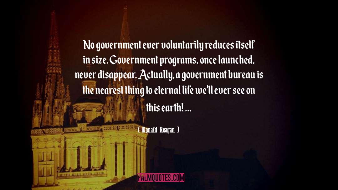 Bureau quotes by Ronald Reagan