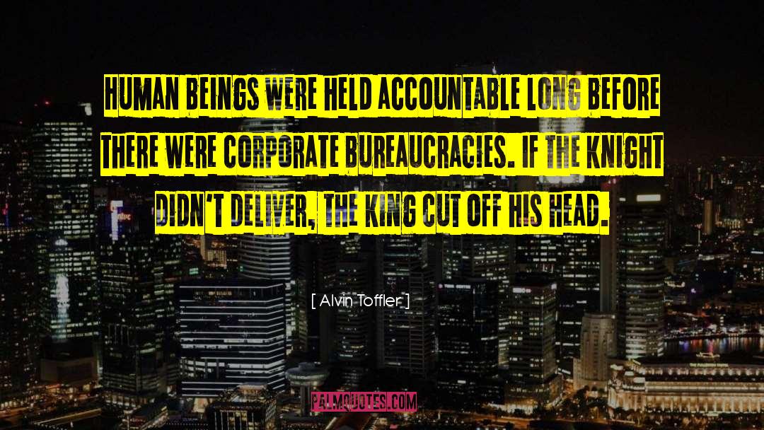 Bureaucracies quotes by Alvin Toffler