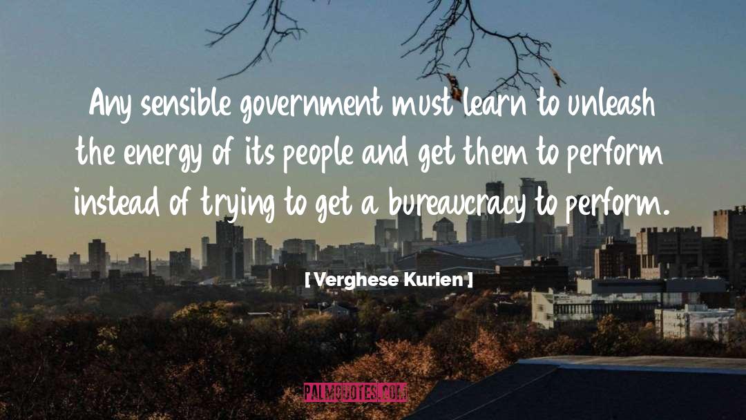 Bureaucracy quotes by Verghese Kurien