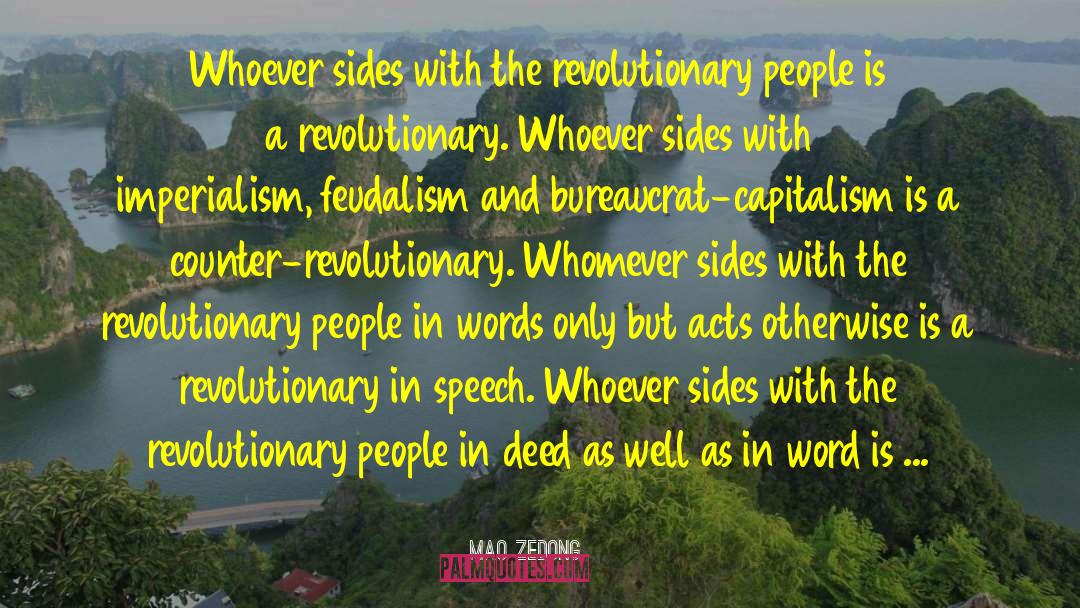 Bureaucrat quotes by Mao Zedong