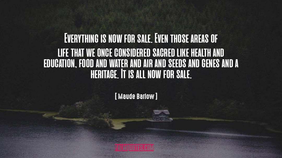Bureaus For Sale quotes by Maude Barlow