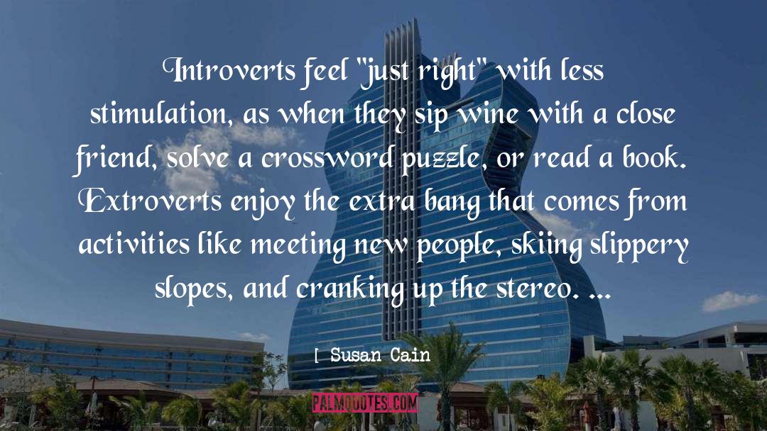 Burgeons Crossword quotes by Susan Cain