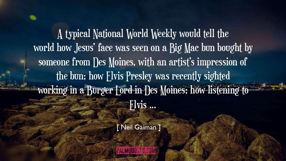 Burger quotes by Neil Gaiman