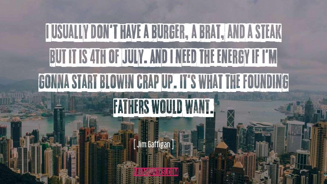 Burgers quotes by Jim Gaffigan