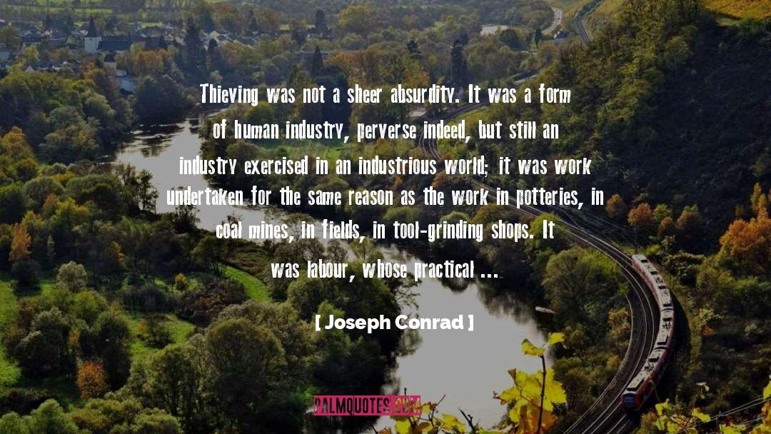 Burglar quotes by Joseph Conrad