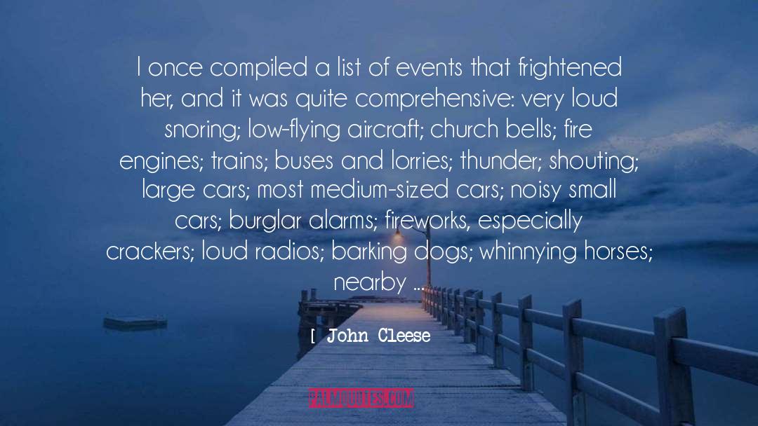 Burglar quotes by John Cleese