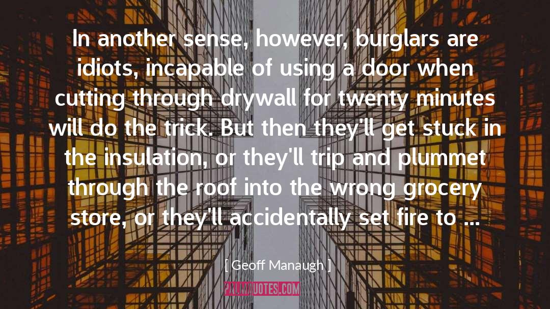Burglars quotes by Geoff Manaugh