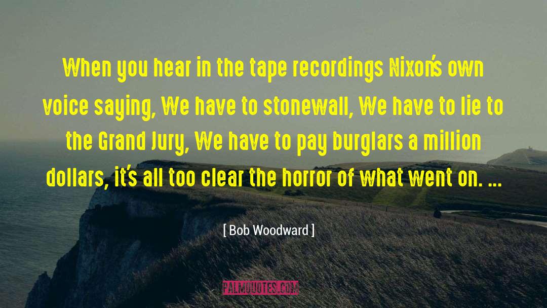 Burglars quotes by Bob Woodward