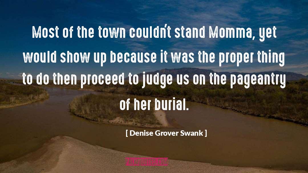 Burial quotes by Denise Grover Swank