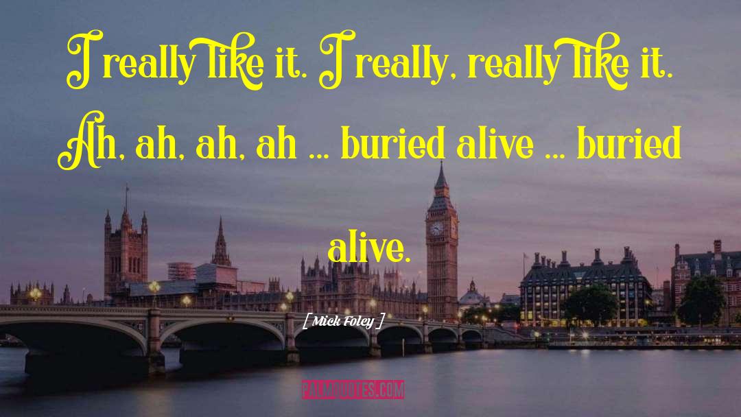 Buried Alive quotes by Mick Foley