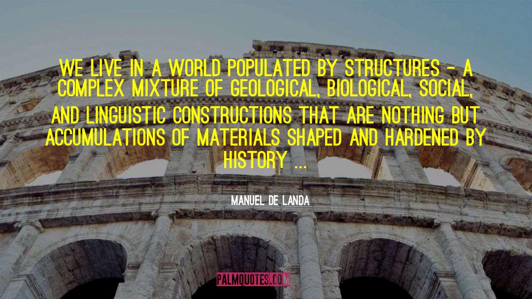 Buried By History quotes by Manuel De Landa