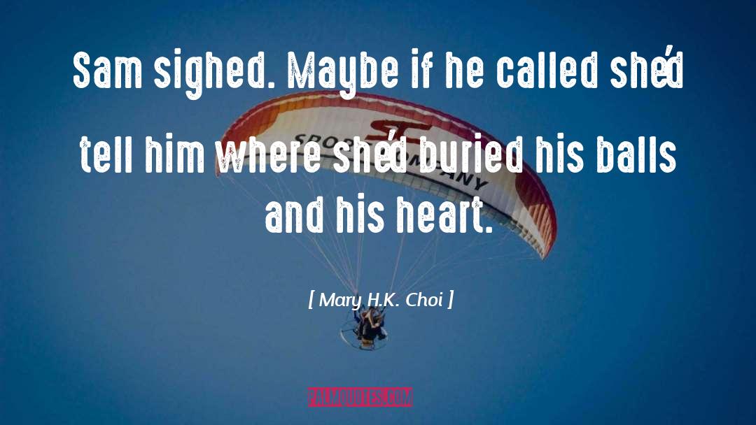 Buried quotes by Mary H.K. Choi