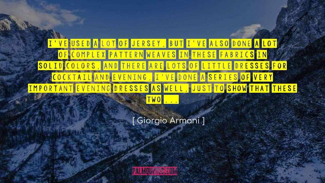 Burkholder Fabrics quotes by Giorgio Armani