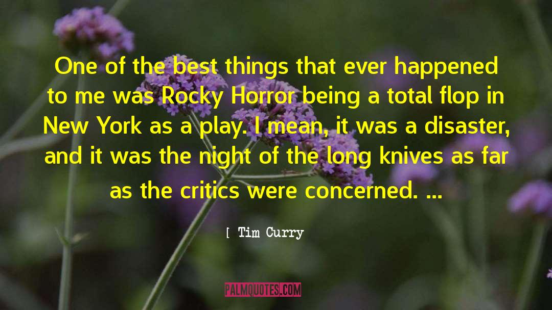 Burkinshaw Knives quotes by Tim Curry